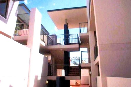 Inside building stairs